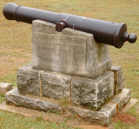 Perry County Confederate Cannon (Marion, Alabama) | by courthouselover Perry County, Alabama, Monument