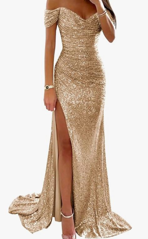 Sparkly Gold Prom Dress, Gold Formal Dress Long, Gold Dress Long Classy, Sparkly Gold Dress, Sequin Mermaid Prom Dress, Sparkly Bridesmaid Dress, Gold Dresses Long, Sequin Prom Dresses Long, Vestidos Casual