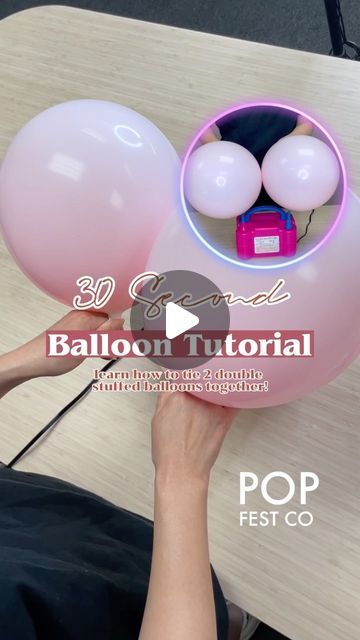 How To Balloon Garland Diy, How To Do Ballon Arch Video, Diy Balloon Measuring Tool, Ballon Decorations Tutorials, How To Tie A Balloon With A Hanger, How To Tie Balloons Together Diy, Easy Balloon Garland Tutorial, Balloon Decoration Tutorial, How To Tie Balloon Garland