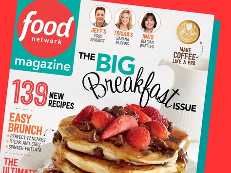 Food Network Magazine: April 2015 Recipe Index : Food Network - FoodNetwork.com Fancy Toast, Magazine Recipe, Food Network Chefs, Banana Waffles, Khmer Food, Perfect Pancakes, Big Breakfast, Food Network Magazine, Star Food