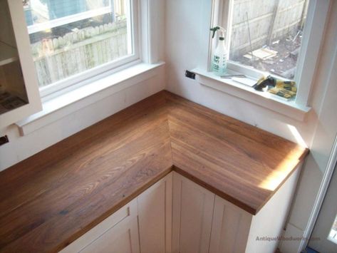 Wood Countertop Corners – Antique Woodworks Flooring Countertop, Reclaimed Wood Countertop, Wooden Countertops, Outdoor Kitchen Countertops, Wood Countertop, Wood Kitchen Cabinets, Wood Counter, Butcher Block Countertops, Up House