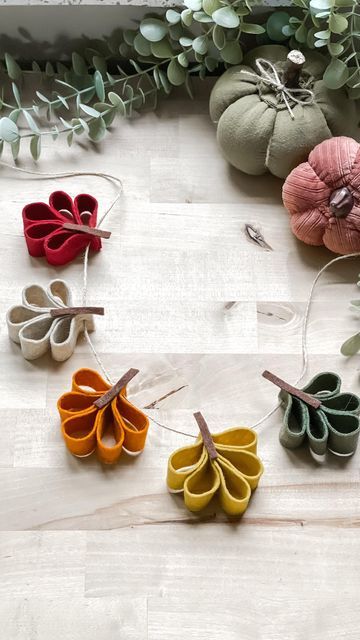 Diy leaf garland