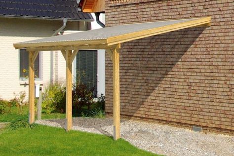 DIY Timber Supported Lean TO Roof KIT 6M Wide 3M Long Canopy Carport | eBay Porch Roof Design, Lean To Carport, Canopy Carport, Curved Pergola, Lean To Roof, Carport Plans, Car Port, Backyard Canopy, Rabbit Cages