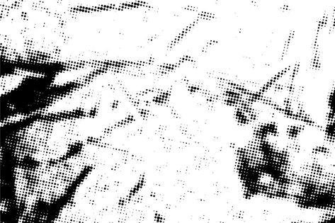 Half tone pop art dot artistic overlay element. Distress grunge black and white halftone overlay texture. Dirty noise aging design template. EPS10 vector. Halftone Overlay, Grunge Black And White, Overlay Background, Overlay Texture, Half Tone, Design Template, Pop Art, Texture, Black And White