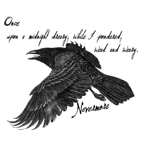 Image result for the raven quotes Edgar Allen Poe Tattoo, Raven Quotes, Poe Tattoo, Poem Tattoo, Edgar Allen Poe Quotes, Poe Boy, The Raven Poem, Fenrir Tattoo, Rabe Tattoo