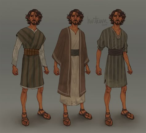 Air Powers, Biblical Clothing, Hebrew Clothing, Biblical Costumes, Prince Of Egypt, Ancient Hebrew, Bible Illustrations, Bible Characters, Christian Artwork