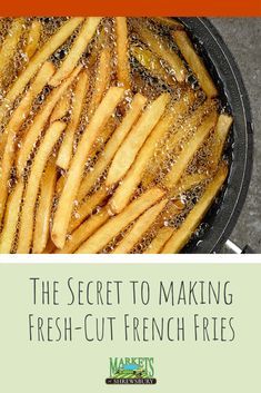 Making French Fries From Potatoes, French Fries Recipe Deep Fryer, Making Fries From Potatoes, How To Make Perfect French Fries, Home French Fries Recipe, How To Cut French Fries, Crispy Deep Fried French Fries, Best Potato For French Fries, Deep Fryer French Fries