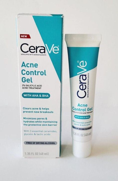 Find many great new & used options and get the best deals for CeraVe Acne Control Gel with AHA & BHA for Acne & Breakouts 1.35oz 04/26 #172 at the best online prices at eBay! Free shipping for many products! Cerave Acne Control Gel, Cera Ve, Bad Acne, Acne Help, Prevent Pimples, Salicylic Acid Acne, Acne Control, Aha Bha, Acne Breakout