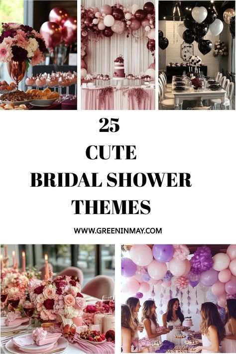 Discover 25 unique and trending bridal shower themes to make your celebration unforgettable. From cute bridal shower themes to popular bridal shower ideas, find the perfect inspiration for your event. These shower wedding ideas are packed with creativity and style, ensuring your bridal shower stands out. Bridal Shower In February, April Shower Bridal Shower Theme, Different Bridal Shower Themes, Bridal Shower Ideas Disney, Dog Themed Bridal Shower Ideas, Succulent Themed Bridal Shower Ideas, Bridal Shower Theme February, Country Themed Bridal Shower Ideas, Bridal Brunch Theme Ideas