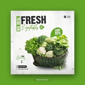 Bio Food, Food Promotion, Desain Editorial, Food Banner, Social Media Flyer, Food Menu Design, Food Graphic Design, Social Media Poster, Food Poster Design