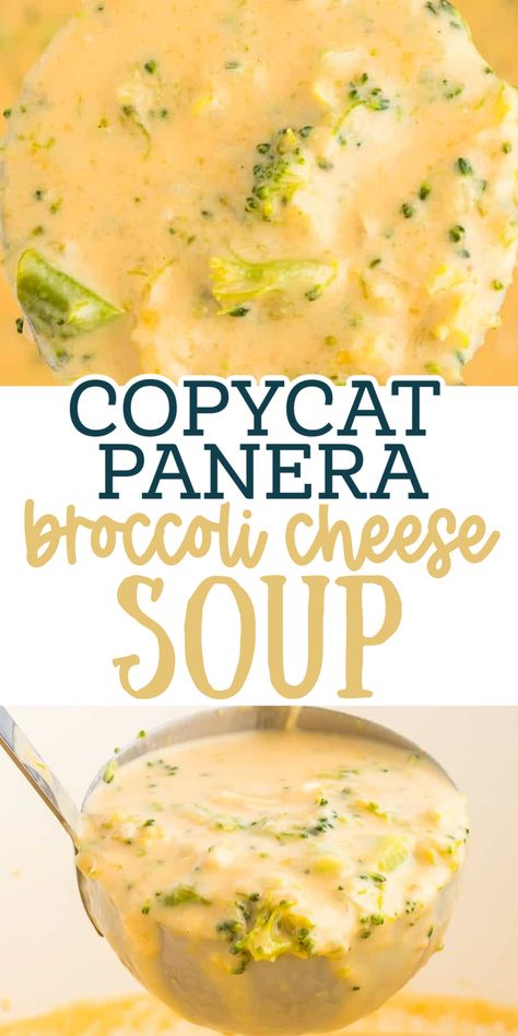 This homemade broccoli cheese soup is better than Panera! Panera Broccoli And Cheddar Soup, Lightened Up Broccoli Cheese Soup, Panera Broccoli And Cheese Soup Copycat, Panera Bread Broccoli Cheddar Soup Copycat Recipe, Broccoli Cauliflower Cheese Soup Recipes, Better Than Panera Broccoli Cheese Soup, Keto Chicken Broccoli Cheese Soup, Panera Cheese Broccoli Soup, Broccoli Cheddar Cheese Soup Recipe