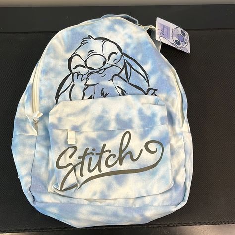 Disney’s Lilo And Stitch Backpack Brand New With Tags Stitch Backpack For School, Stitch School Supplies, Cute Stitch Stuff, Lilo And Stitch Backpack, Stitch Bedroom, Stitch Toys, Stitch Notebook, Lilo And Stitch Toys, Stitch School