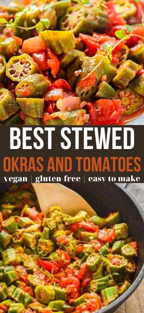 Stew Okra And Tomatoes, Keto Okra And Tomatoes, Tomatoes And Okra Stewed, Tomato Okra Recipe, Okra And Tomato Soup, Fresh Okra And Tomatoes Recipe, Okra And Stewed Tomatoes, Southern Okra And Tomatoes Recipe, Tomato And Okra Recipes