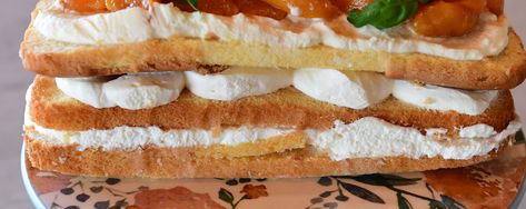 Brown Sugar Peach Icebox Cake by Ree Drummond Nectarine Desserts, Peach Icebox Cake, Pioneer Woman Desserts, Refrigerator Desserts, Antipasto Board, Brown Sugar Peaches, Ice Box Cake, Ree Drummond Recipes, Peach Pound Cakes