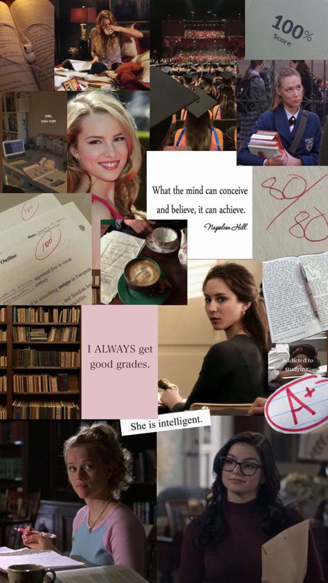 Academic validation, smart characters, intelligent women, intelligent girls, school motivation, study motivation, academia, academic motivation, academia aesthetic, academic aesthetic, school aesthetic, Blair Waldorf, Spencer Hastings, Elle Woods, Hermione Granger, Alex Dunphy, Rory Gilmor, Pll, Modern Family, Gilmore Girls, Gossip Girl, Harry Potter, Legally Blonde, A star student, student aesthetic, study tips, study motivation, study inspiration, winner motivation, smart girl aesthetic, study like her, graduation style, graduation aesthetic, mood board, LOA board, academic motivation, iconic quotes, iconic characters, learning skills, learning motivation Spencer Hastings Study Aesthetic, High Gpa Aesthetic, Spencer Hastings Study Motivation, Alex Dunphy Aesthetic, Smart Girl Aesthetic Study, Grad School Aesthetic, Smart Girl Aesthetic, Aesthetic Study Tips, Alex Dunphy