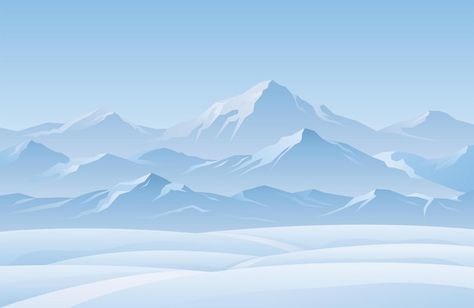 Ice Mountain, Poster Game, Snow Illustration, Disney Character Drawings, Snow Vector, Mountain Winter, Arctic Landscape, Christmas Graphic Design, Best Nature Images