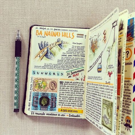 Travel Journal Scrapbook, Travel Art Journal, Sketch Books, Travel Journals, Angkor Wat, Sketchbook Journaling, Bullet Journal Ideas Pages, Scrapbook Journal, Angkor