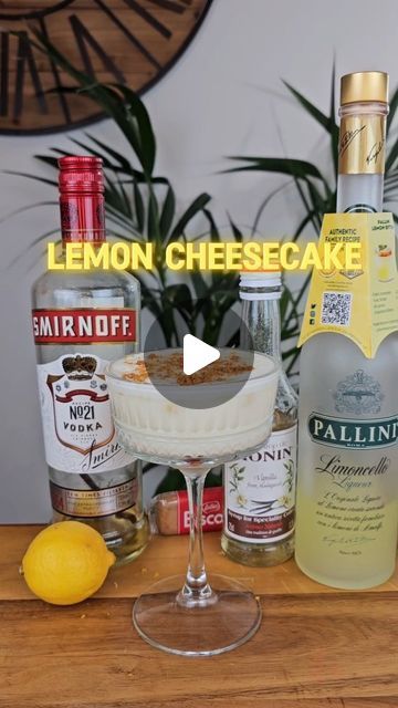 FirstSip.co.uk on Instagram: "Lemon Cheesecake cocktail recipe #lemoncheesecake #cocktails #recipe #fyp #drink #easycocktails #howto" Lemon Cheesecake Cocktail, Cocktail Cheesecake, Cheesecake Cocktail, Smirnoff Vodka, Lemon Cheesecake, Easy Cocktails, January 26, Lemon Cake, Limoncello