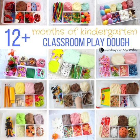 Play In The Classroom, Play Dough Kits, Tinker Box, Play Dough Invitation, Play Doh Kits, Sensory Play Dough, Easter Play, Playdough Activities, Playdough Kits