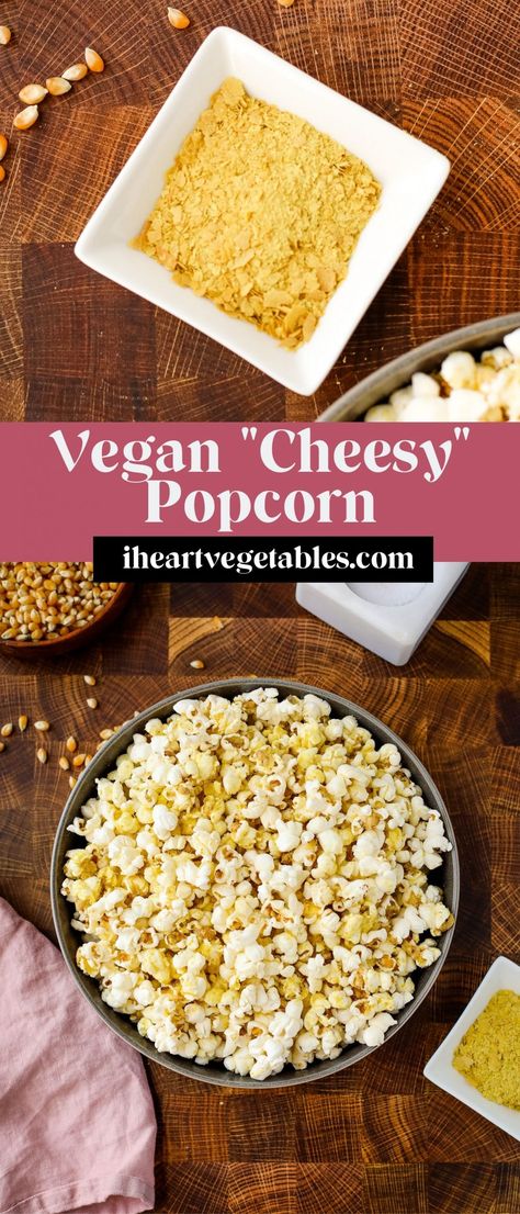 Nutritional Yeast Popcorn, Stovetop Popcorn, Calorie Snacks, Stove Top Recipes, Popcorn Recipes, Low Calorie Snacks, Energy Bites, Low Cal, Nutritional Yeast