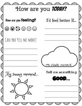 Great tool for checking in with students.  Great conversation starter! Ready to print and use! Midweek Check In, Counseling Check In, Monday Check In, Feelings Check In, Workshop Activities, Sel Activities, Group Therapy Activities, Building Classroom Community, Kids Feelings