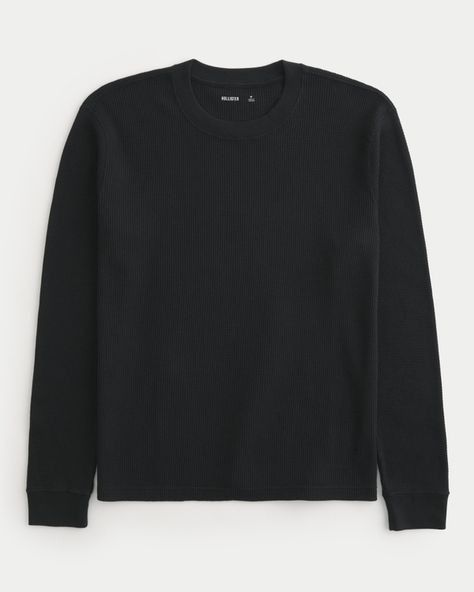 Men's Long-Sleeve Thermal Crew T-Shirt | Men's Tops | HollisterCo.com