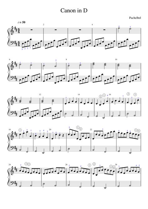 Canon in D sheet music composed by Pachelbel – 1 of 2 pages Easy Sheet Music For Piano, Easy Violin Sheet Music, Popular Piano Sheet Music, Sheet Music With Letters, Free Printable Sheet Music, Canon In D, Easy Sheet Music, Free Piano Sheets, Piano Sheet Music Pdf