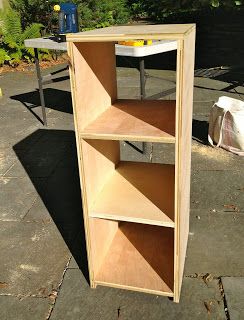 plywood cubby shelf Closet Cubbies, Coloring Book Storage, Cubby Shelves, Craft Table Diy, Cubby Shelf, Woodworking Books, Carpentry Diy, Diy Closet, Craft Room Office