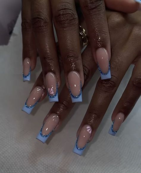 Square Gel Nails, Spring Break Nails, Aqua Nails, Acrylic Nail Shapes, Pointy Nails, Red Acrylic Nails, Long Acrylic Nail Designs, Broken Nails, Blue Acrylic Nails