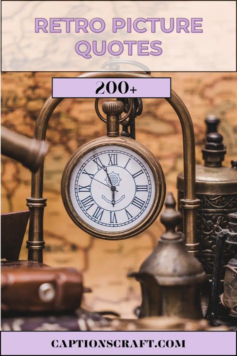 200+ Timeless Captions for Your Vintage Photos: Make Your Instagram Pop! Photo Captions, Nostalgic Vibes, Retro Pictures, Vintage Lenses, Vintage Quotes, Caption For Yourself, Captions For Instagram, Photo Caption, Vintage Memory