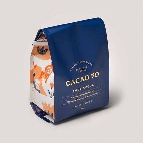 Coffee Bag Design, Drinking Chocolate, Chocolate Packaging Design, Coffee Label, Luxury Packaging Design, Design Presentation, Chocolate Mix, Graphic Design Packaging, Box Packaging Design