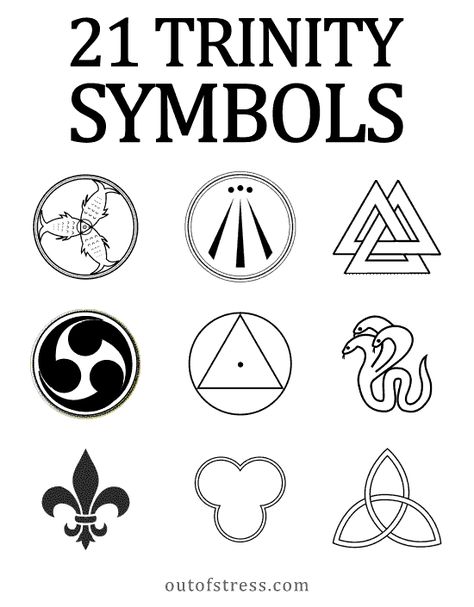 21 Symbols that Represent the Trinity Hermeticism Symbols, Trinity Symbol Christian, Forgiveness Symbol Tattoo, Symbols That Mean Family, Trinity Symbol Tattoo, God Symbol Tattoo, Trinity Tattoo Christian, Symbols Of God, Divine Logo