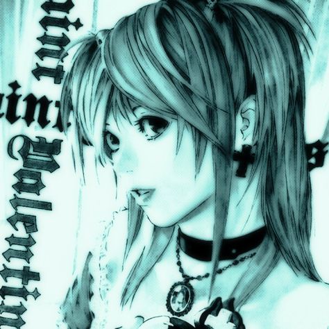 Deathnote Misa Pfp, Miss Misa Pfp, Misa Pfp Aesthetic, Misa Anime Pfp, Misa Profile Picture, Misa Amane Black And White, Misa Manga Pfp, Misa Black And White, Misa Icons Manga