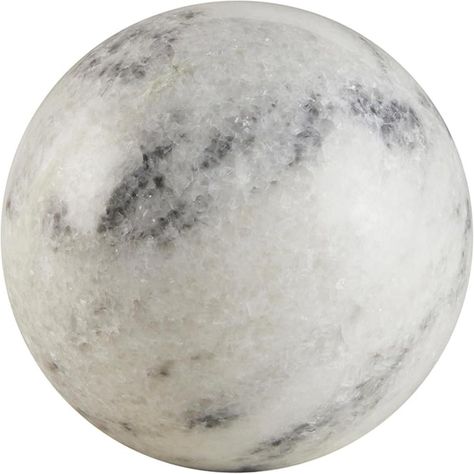 Amazon.com: 47th & Main Modern Sphere Sculpture Decorative Marble Ball for Table or Shelf Décor, 4" Diameter, White : Home & Kitchen Sphere Sculpture, Marble Ball, Marble Decor, White Home, Shelf Decor, Home Kitchen, Home Kitchens, Marble, Shelves