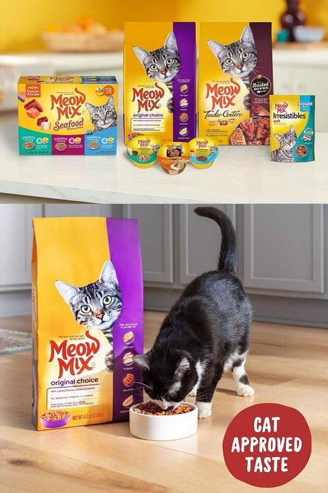 The Meow Mix Original Choice Dry Cat Food is fantastic! My cats absolutely love it.😻 Meow Mix, Dry Cat Food, Cat Food, Love It, Pet Supplies, Pet, The Originals