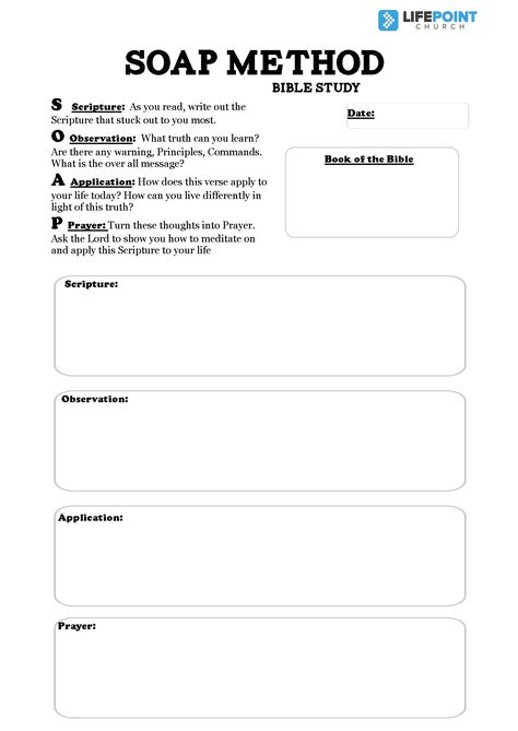 Get into a deeper Bible study using the S.O.A.P. Method. S.o.a.p. Method, Bible Study Tools Free Printable, Soap Bible Study Method Template, Soap Notes Bible Study, Reap Bible Study Methods, S.o.a.p. Bible Study Printables Free, Bible Study Worksheets Free Printable, Soap Bible Study Method Printable Free, S.o.a.p. Bible Study