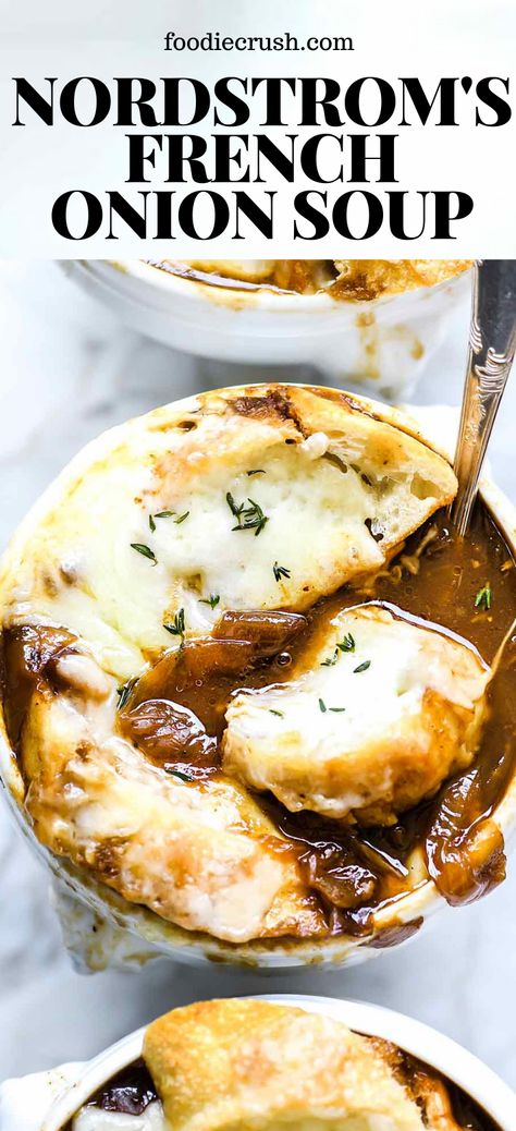 French Onion Soup Serious Eats, Nordstrom French Onion Soup Recipe, Traditional French Onion Soup Recipe, Apple Gouda Soup, Food Network French Onion Soup, Jamie Oliver French Onion Soup, London Broil Soup Recipes, Fench Onion Soup, Mimis Cafe French Onion Soup Recipe