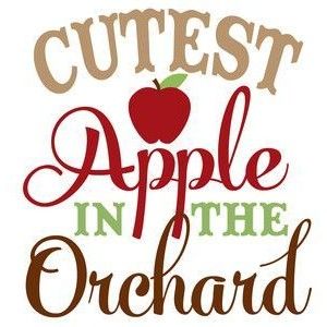 cutest apple in the orchard Apple Picking Shirt, Eddie Cookies, Apple Cards, Apple Classroom, Apple Illustration, Apple Unit, Apple Decorations, Apple Theme, Fall Scrapbook