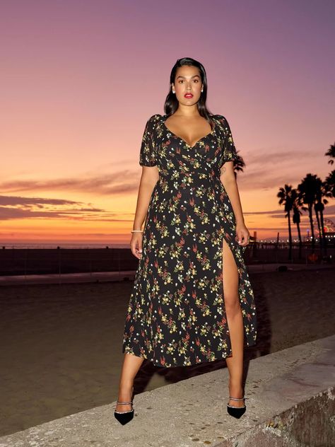 The Best Dresses From Reformation in 2020 | POPSUGAR Fashion Wildflower Dress, General Aesthetic, Fitting Skirt, Midsize Outfits, Curvy Model, Silky Dress, Flattering Dresses, Curvy Girl Outfits, Curvy Girl Fashion