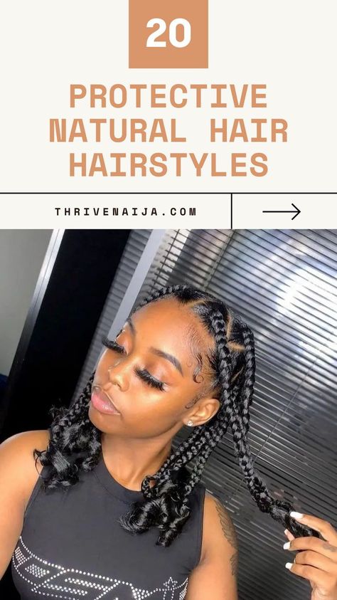 What is Protective styling for natural hair? Hit that link to find out, already know? Then you’re about to discover some beautifully made protective natural hair hairstyles from Queens all over the world. Quick Low Maintenance Hairstyles, Natural Braid Hairstyles For Black Women Without Weave, Protective Work Hairstyles, Braids No Weave Natural, Protective Styles For Natural Hair 3b, Natural Braids No Extensions, Protective Hair Styles Black Women, Easy Diy Protective Styles Natural Hair, Protective Night Hairstyles