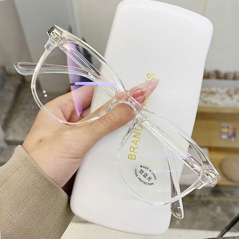 Cute Glasses Frames, Round Eyewear, Eyeglasses Frames For Women, Fashion Eye Glasses, Cute Glasses, Clear Glasses, Computer Glasses, Prescription Eyewear, Blue Ray