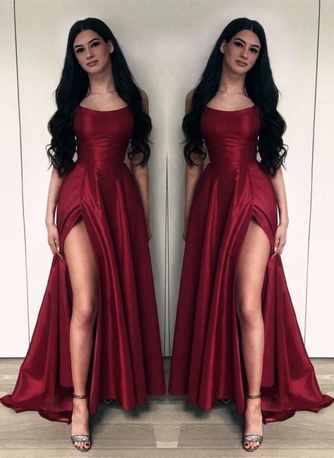 4122cb13c7a474c1976c9706ae36521d Prom Dresses Maroon, Vestidos Color Vino, Burgundy Prom Dresses, Open Back Prom Dress, Back Prom Dress, Burgundy Prom, Prom Long, Burgundy Prom Dress, Dress Open Back