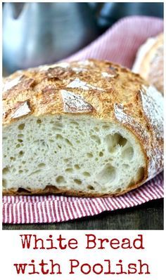 Crumb shot of White bread with poolish Poolish Bread, Poolish Recipe, Flour Water Salt Yeast, Artisan Breads, Artisan Bread Recipes, Bread Easy, Fav Food, Dough Recipes, Flatbread Recipes