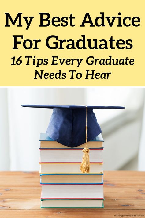 Are you wondering what is the best advice for high school graduates and best advice for college graduates? Whether you or someone you know is graduating high school or college, I have some great tips and wisdom to share. Graduation Advice Ideas, Advice For High School, High School Quotes, Graduation Poems, Advice For The Graduate, Graduating High School, Life After High School, Graduation Speech, College Graduates