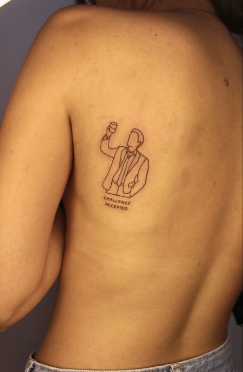 #himym #barneystinson #barney #tattoo #tattooideas #tattooart #tattoodesign #tattoogirl #minimal #minimaltattoo Barney Tattoo, Himym Tattoo Ideas, How I Met Your Mother Tattoo, Himym Tattoo, Minimal Tattoos, Barney Stinson, Mother Tattoos, Small Tattoos For Guys, How I Met Your Mother