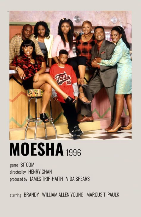 Moesha Poster, Black Romcoms, Moesha Wallpaper, Moesha Show, Moesha Cast, Moesha And Q, Moesha Aesthetic, Black Love Movies, Black Sitcoms