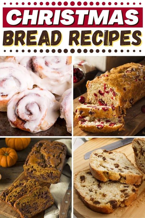 Kick off your holiday feast with these Christmas bread recipes! From panettone to scones to wreath bread, your guests won't be able to resist these delicious breads. Holiday Yeast Bread Recipes, Holiday Bread Recipes Christmas, Christmas Breads For Gifts, Holiday Bread Recipes, Soda Breads, Wreath Bread, Christmas No Bake Treats, Christmas Bread Recipes, Christmas Breads