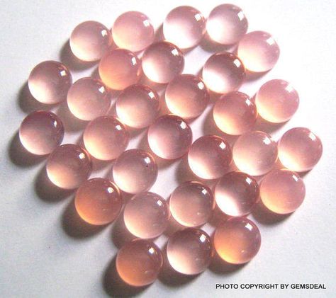 25 piece 5mm Pink Chalcedony Cabochon Round Loose Gemstone, PINK chalcedony Round Cabochon Gemstone, Pink Chalcedony Cabochon Round Gemstone Pink Chalcedony, Semi Precious Gems, Aqua Chalcedony, Pink Gemstones, Blue Chalcedony, Green Onyx, Precious Gems, Faceted Gemstones, Oval Cabochon