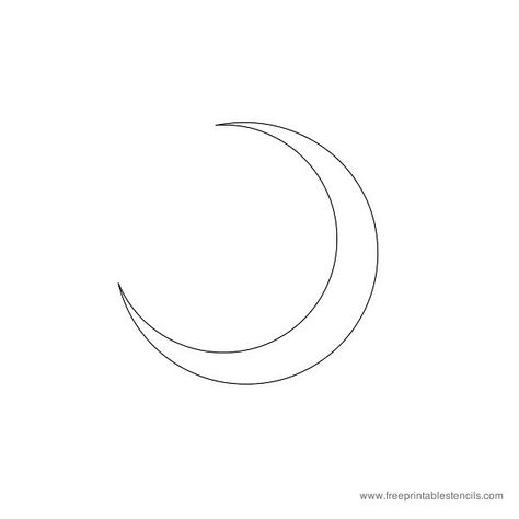 Crested Moon Tattoo, Crescent Moon Tattoo Stencil, Moon Tattoo Women, Moon Design Tattoo, Moon Tattoo Outline, Moon Outline Tattoo, Luna Tattoo Design, Moon Tattoo Stencil, Crescent Moon Outline