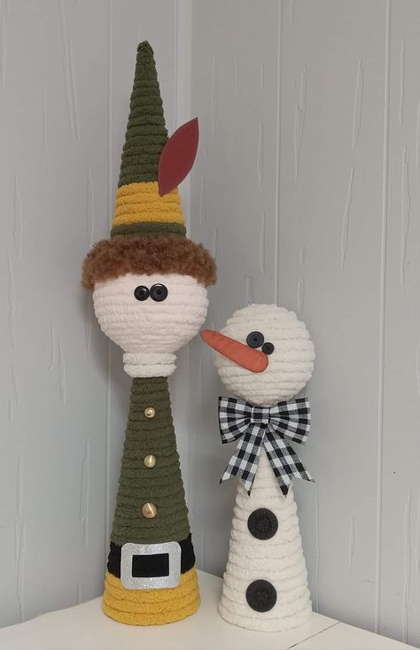 Christmas Pom Pom Crafts, Diy Snowman Decorations, Snowmen Crafts, Snowman Crafts Diy, Fall Pumpkin Crafts, Handmade Christmas Crafts, Christmas Crafts To Make, Snowman Crafts, Easy Christmas Diy